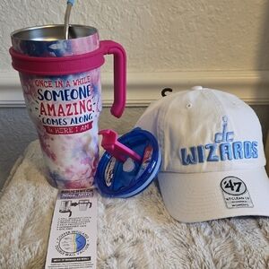 Pink and Blue Insulated Mug